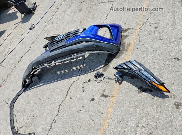 5NMJBCAE6NH089137 2022 HYUNDAI TUCSON Blue Շարժիչի բաժամունքի տեսք
