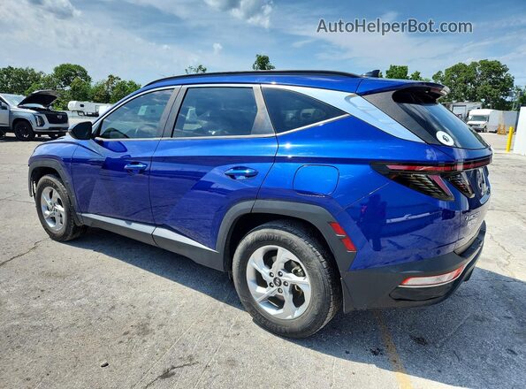 5NMJBCAE6NH089137 2022 HYUNDAI TUCSON Blue Հետևի ձախ