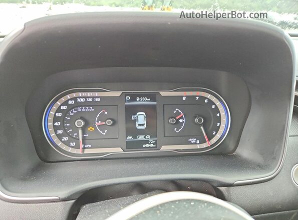5NMJBCAE7NH093553 2022 HYUNDAI TUCSON Gray Instrument cluster view