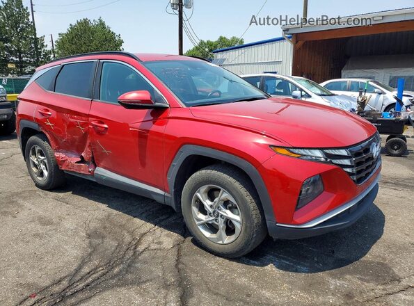 5NMJBCAE7NH098638 2022 HYUNDAI TUCSON Maroon Przód prawy