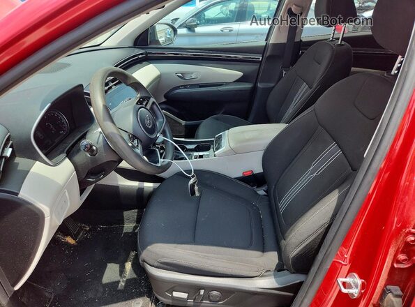 5NMJBCAE7PH184227 2023 HYUNDAI TUCSON Red Widok wnętrza z przodu