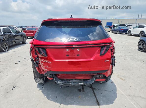 5NMJBCAE7PH184227 2023 HYUNDAI TUCSON Red Widok z tyłu