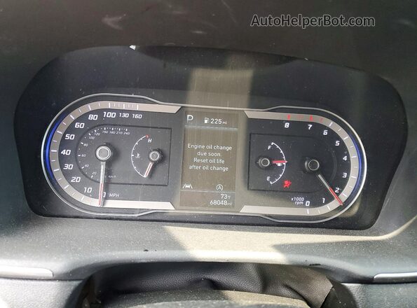 5NMJBCAE9PH250356 2023 HYUNDAI TUCSON Gray Вид щитка приладів
