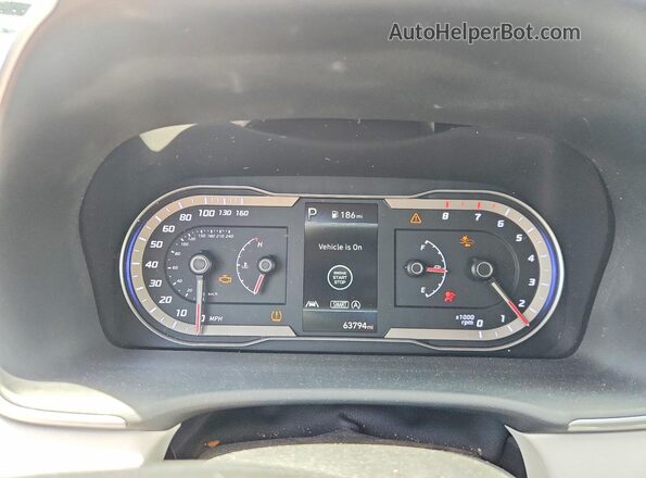 5NMJBCAE9PH258005 2023 HYUNDAI TUCSON Blue Vista del cuadro de instrumentos