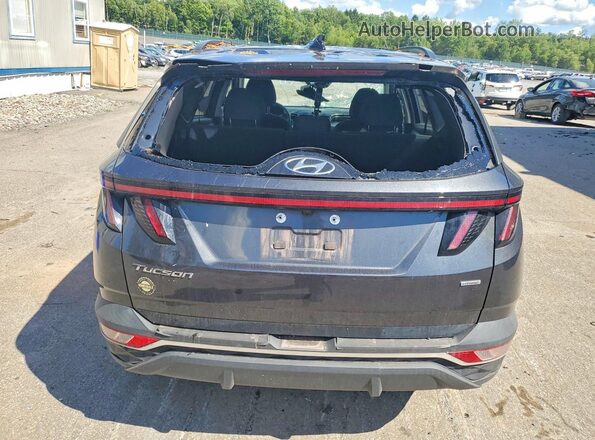 5NMJBCAEXNH124035 2022 HYUNDAI TUCSON Black Widok z tyłu