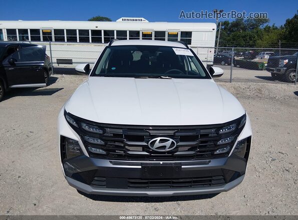 5NMJBCDE4SH442949 2025 HYUNDAI TUCSON White Widok zestawu wskaźników
