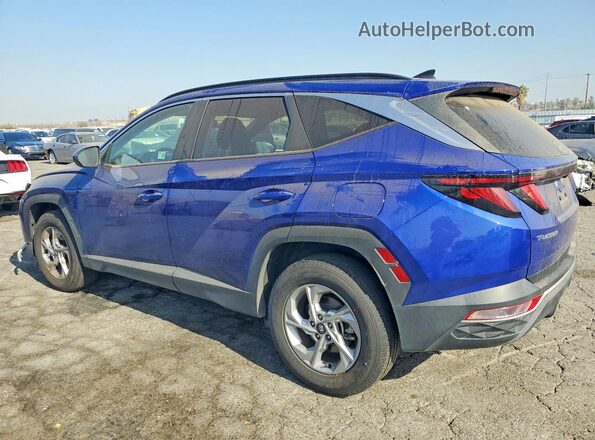 5NMJBCDEXRH337908 2024 HYUNDAI TUCSON Blue Trasero izquierdo