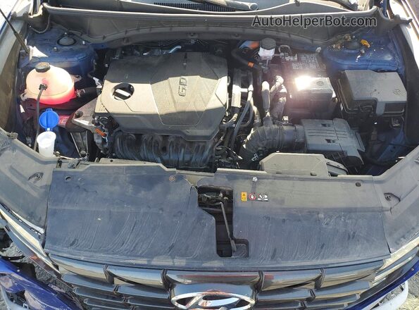 5NMJBCDEXRH337908 2024 HYUNDAI TUCSON Blue Vista del compartimento del motor