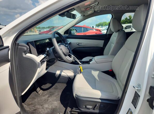 5NMJBCDEXTH637343 2026 HYUNDAI TUCSON White Vista interior delantera