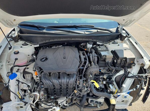5NMJBCDEXTH637343 2026 HYUNDAI TUCSON White Vista del compartimento del motor