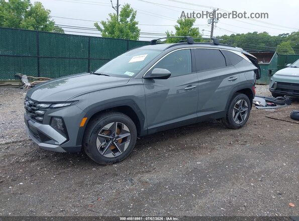 5NMJBCDEXTH665286 2026 HYUNDAI TUCSON Gray წინა მარცხენა ხედი სამი მეოთხედიდან