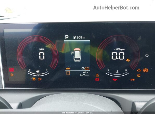 5NMJBCDEXTH665286 2026 HYUNDAI TUCSON Gray უკანა სავარძლების ხედი