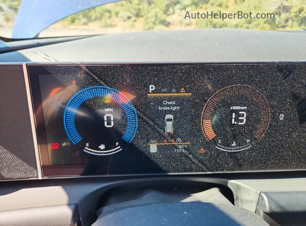 5NMJBCDEXTH687109 2026 HYUNDAI TUCSON Blue Instrument cluster view