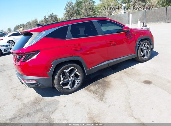 5NMJC3AE1NH009658 2022 HYUNDAI TUCSON Red Trasero derecho
