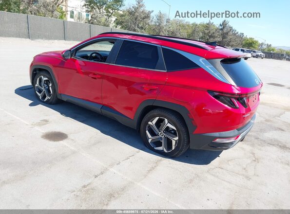 5NMJC3AE1NH009658 2022 HYUNDAI TUCSON Red Trasero izquierdo