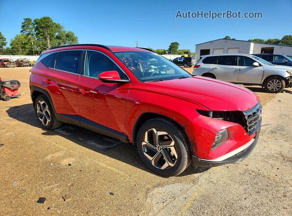 5NMJC3AE3NH024081 2022 HYUNDAI TUCSON Red Передня права чверть