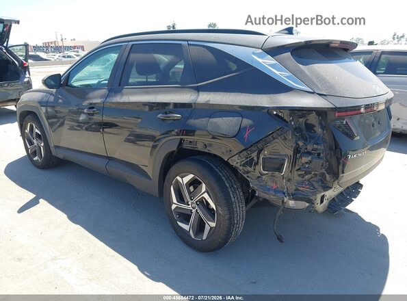 5NMJC3AE8NH139310 2022 HYUNDAI TUCSON Black უკანა მარცხენა
