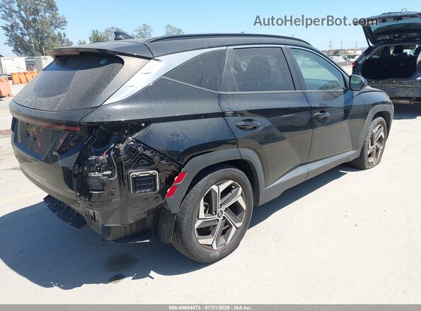 5NMJC3AE8NH139310 2022 HYUNDAI TUCSON Black უკანა მარჯვენა