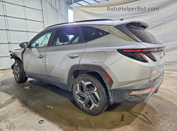 5NMJCCAE0NH100002 2022 HYUNDAI TUCSON Silver უკანა მარცხენა