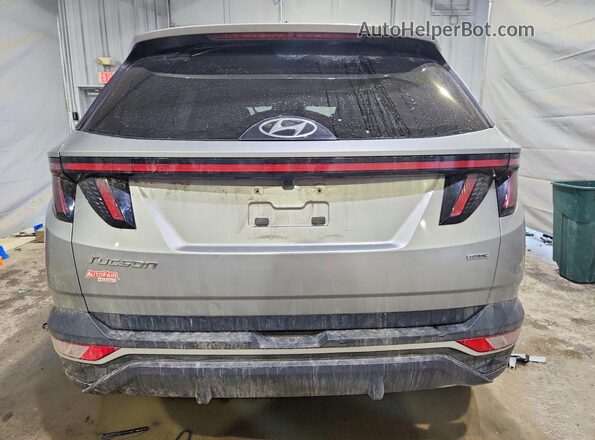 5NMJCCAE0NH100002 2022 HYUNDAI TUCSON Silver უკანა ხედი
