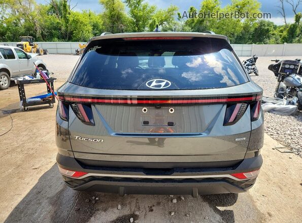 5NMJCCAE1NH016772 2022 HYUNDAI TUCSON Gray Հետևի տեսք