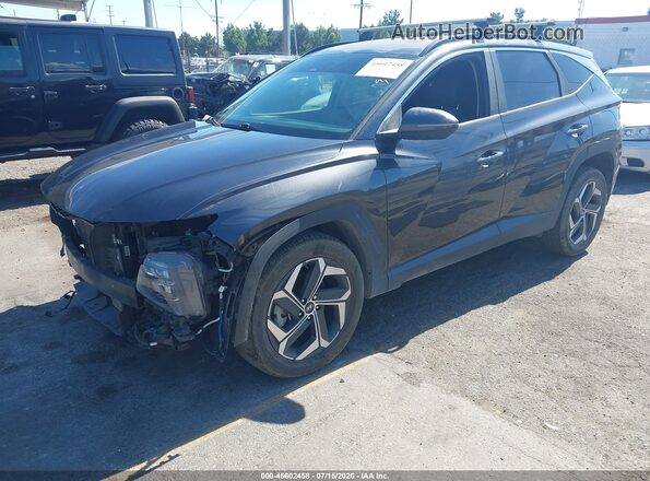 5NMJCCAE5NH090325 2022 HYUNDAI TUCSON Black Передня ліва чверть