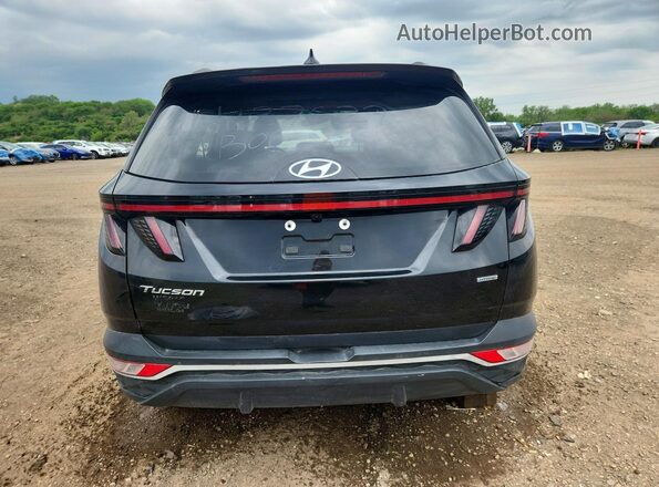5NMJCCAE5NH137627 2022 HYUNDAI TUCSON Black Rear view