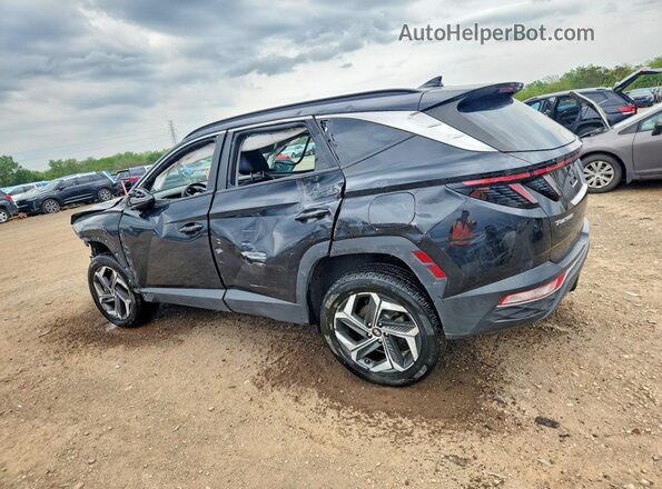 5NMJCCAE5NH137627 2022 HYUNDAI TUCSON Black Rear left