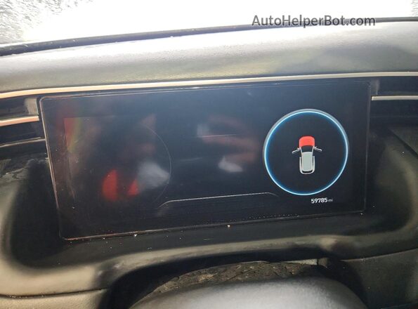 5NMJCCAE5NH137627 2022 HYUNDAI TUCSON Black Instrument cluster view