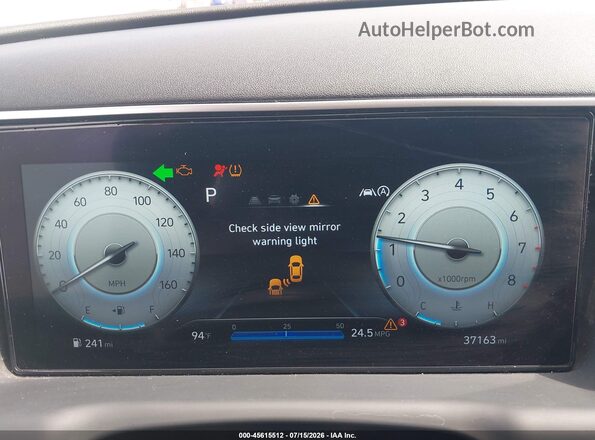 5NMJCCAE7NH017716 2022 HYUNDAI TUCSON Silver უკანა სავარძლების ხედი