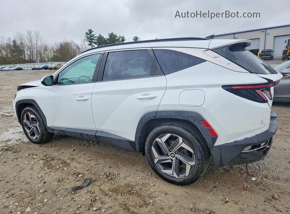 5NMJCCAE8NH016798 2022 HYUNDAI TUCSON White Задня ліва чверть