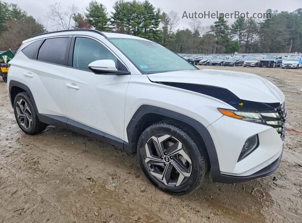 5NMJCCAE8NH016798 2022 HYUNDAI TUCSON White Передня права чверть
