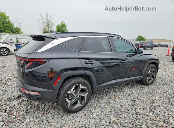 5NMJCCAE9NH014039 2022 HYUNDAI TUCSON Black Հետևի աջ