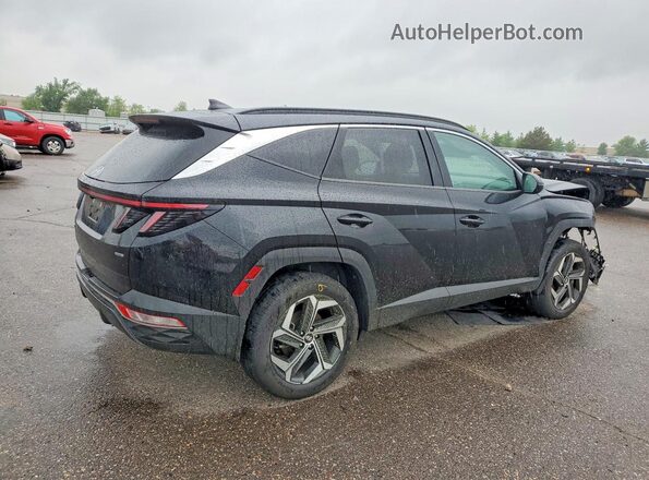 5NMJCCAE9NH049454 2022 HYUNDAI TUCSON Black Tył prawy