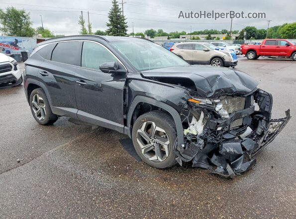 5NMJCCAE9NH049454 2022 HYUNDAI TUCSON Black Przód prawy