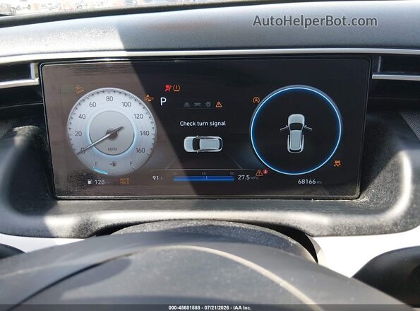 5NMJCCAEXNH038060 2022 HYUNDAI TUCSON Silver Вид задніх сидінь