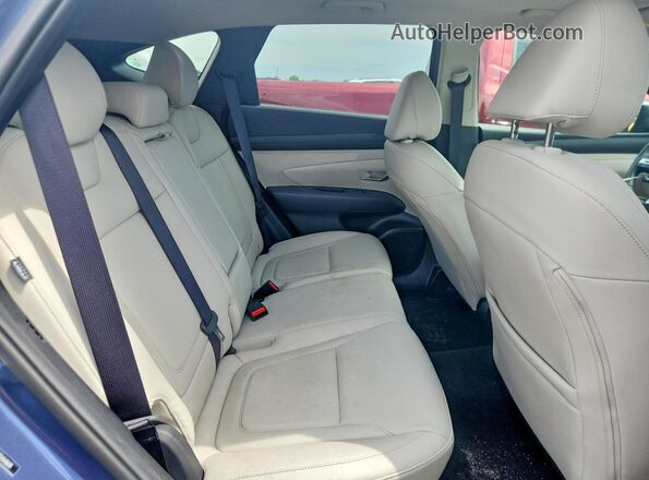 5NMJCCDE3SH548614 2025 HYUNDAI TUCSON Blue Հետևի նստատեղերի տեսք