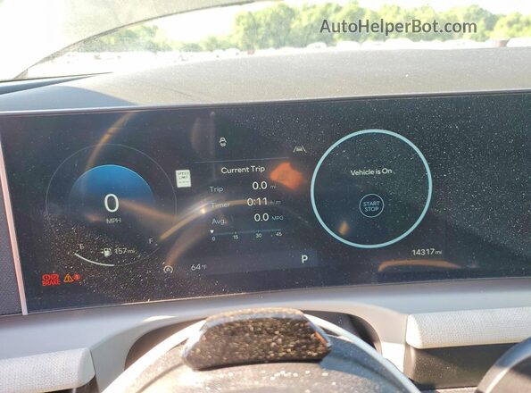 5NMJCCDE3SH587915 2025 HYUNDAI TUCSON Green ხელსაწყოთა პანელის ხედი
