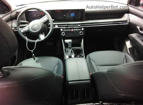 5NMJCCDE8TH654963 2026 HYUNDAI TUCSON Blue Dashboard view