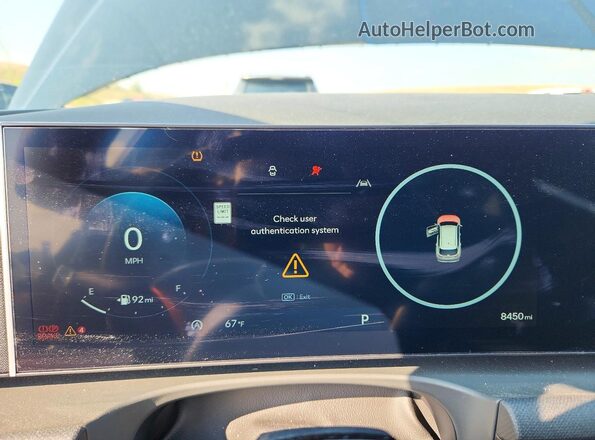 5NMJCCDEXSH587846 2025 HYUNDAI TUCSON Black Widok zestawu wskaźników