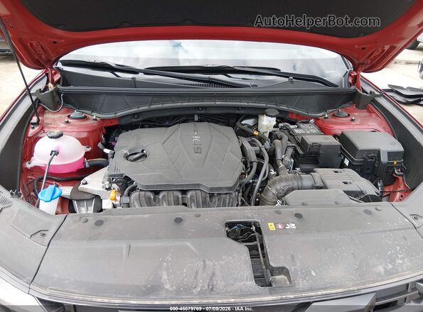 5NMJCCDEXSH589872 2025 HYUNDAI TUCSON Red Հետևի տեսք