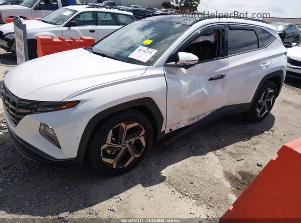 5NMJE3AE1NH096097 2022 HYUNDAI TUCSON White Przód lewy