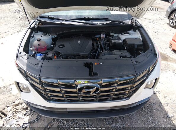 5NMJE3AE1NH096097 2022 HYUNDAI TUCSON White Widok z tyłu