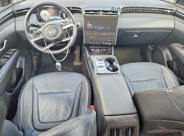 5NMJE3AE2NH043845 2022 HYUNDAI TUCSON Charcoal Առջևի վահանակի տեսք
