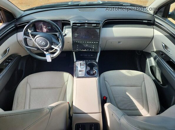 5NMJE3AE2NH069619 2022 HYUNDAI TUCSON Черный Вид панели приборов