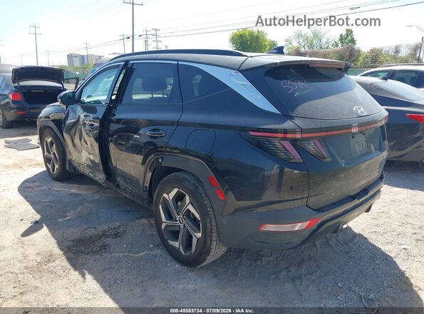 5NMJE3AE2PH163129 2023 HYUNDAI TUCSON Черный Задняя левая четверть