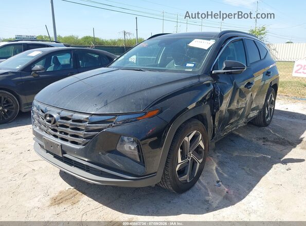 5NMJE3AE2PH163129 2023 HYUNDAI TUCSON Черный Передняя левая четверть