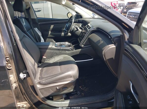 5NMJE3AE2PH163129 2023 HYUNDAI TUCSON Черный Вид салона спереди