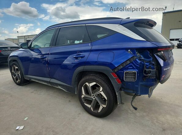 5NMJE3AE3NH016184 2022 HYUNDAI TUCSON Синий Задняя левая четверть