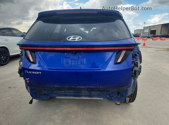 5NMJE3AE3NH016184 2022 HYUNDAI TUCSON Синий Вид сзади